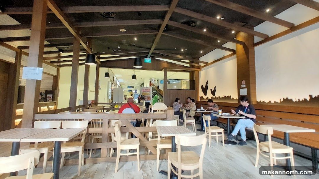 Restaurant Interior with Wooden Accents