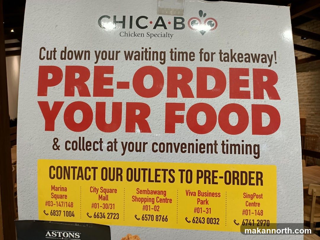 Pre-order Food Sign