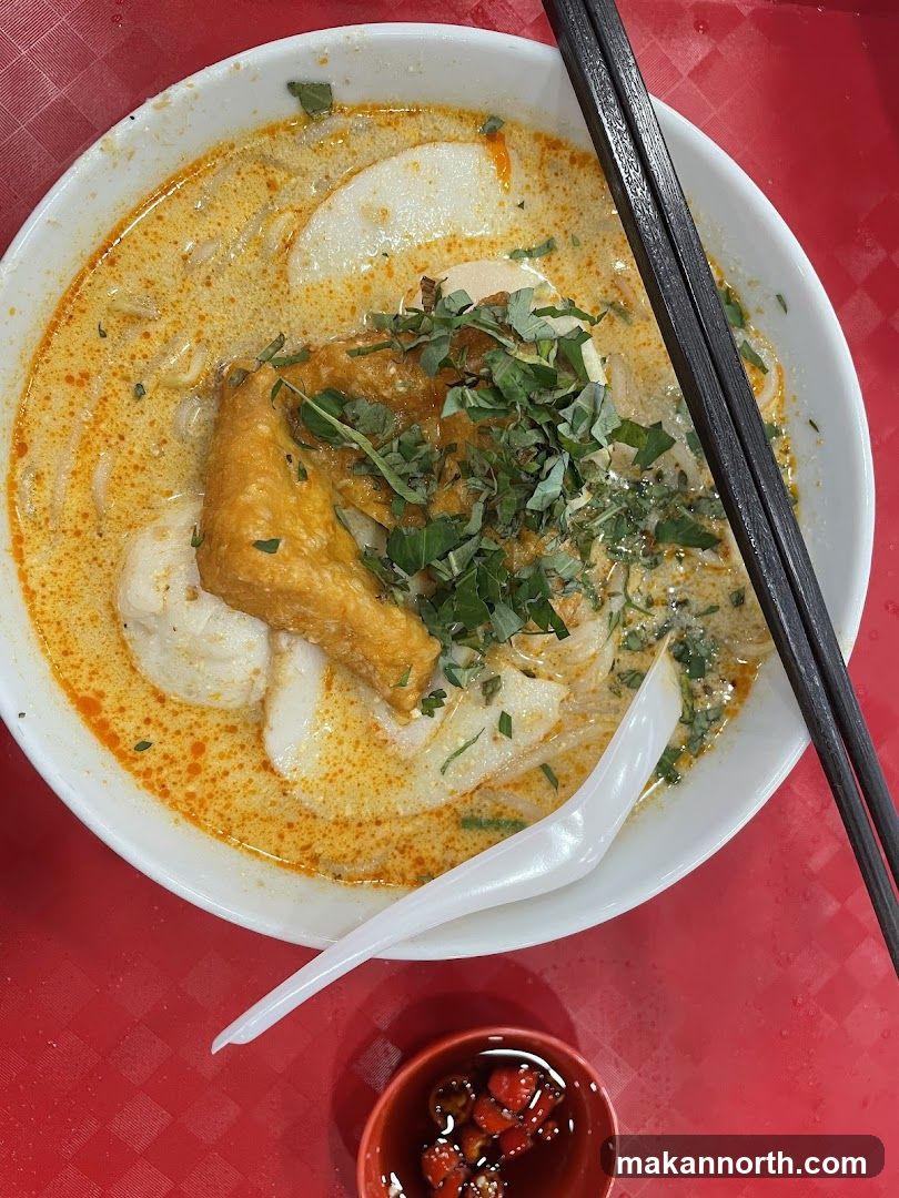 Laksa with Chili and Chopsticks