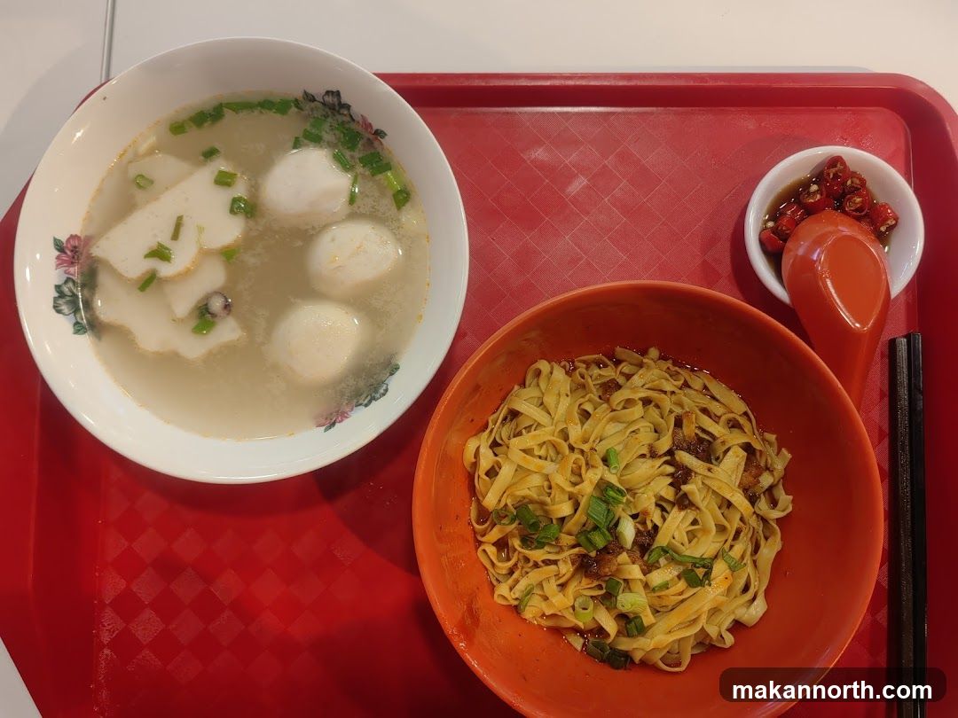 Noodles and Fish Ball Soup