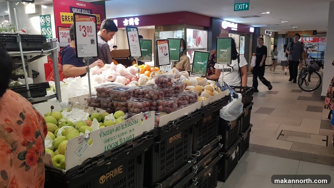 Fruit Stall in a Supermarket