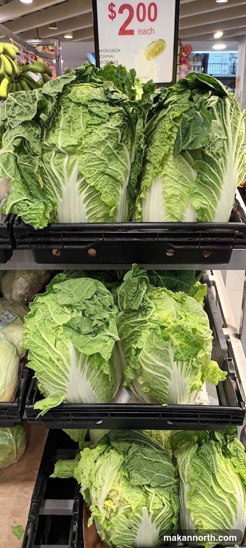 Napa Cabbage Display