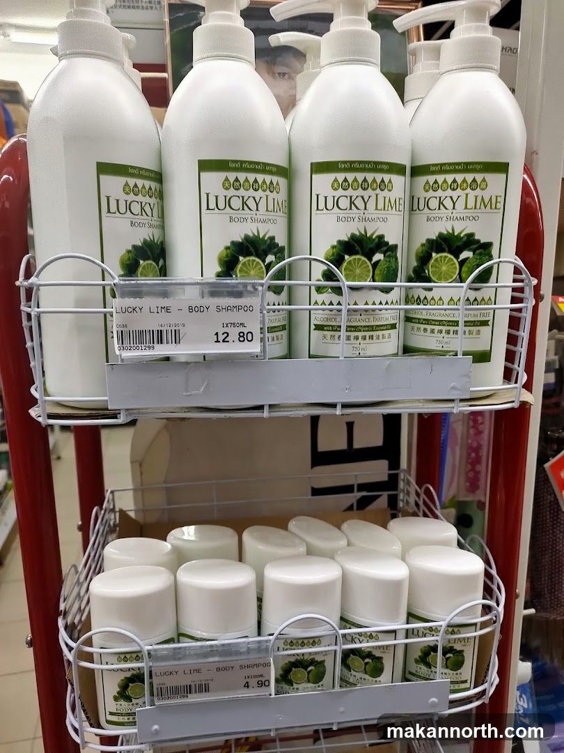 Lucky Lime Body Shampoo Display