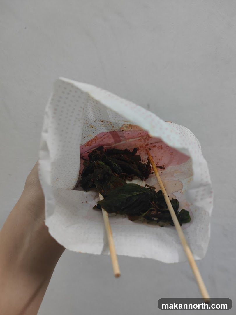 Fried Basil Leaves