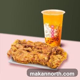 Fried chicken and drink