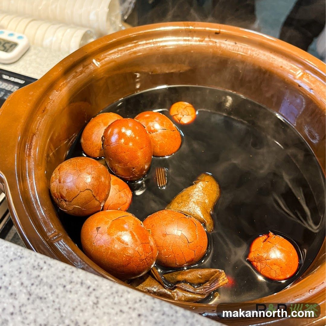 Tea Eggs Simmering