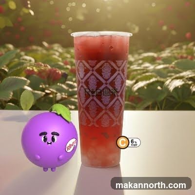 Fruit drink with character