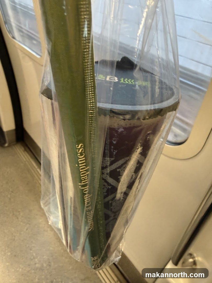 Drink in a plastic bag
