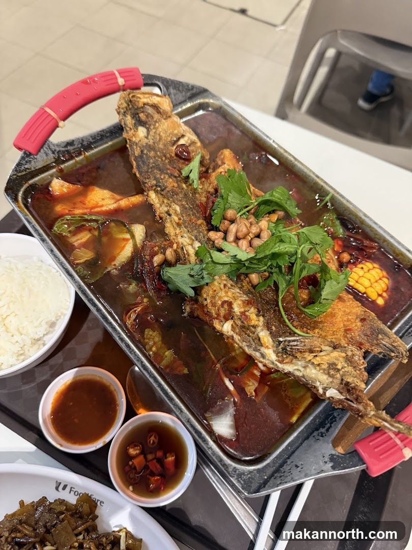 Spicy Fish Dish with Rice