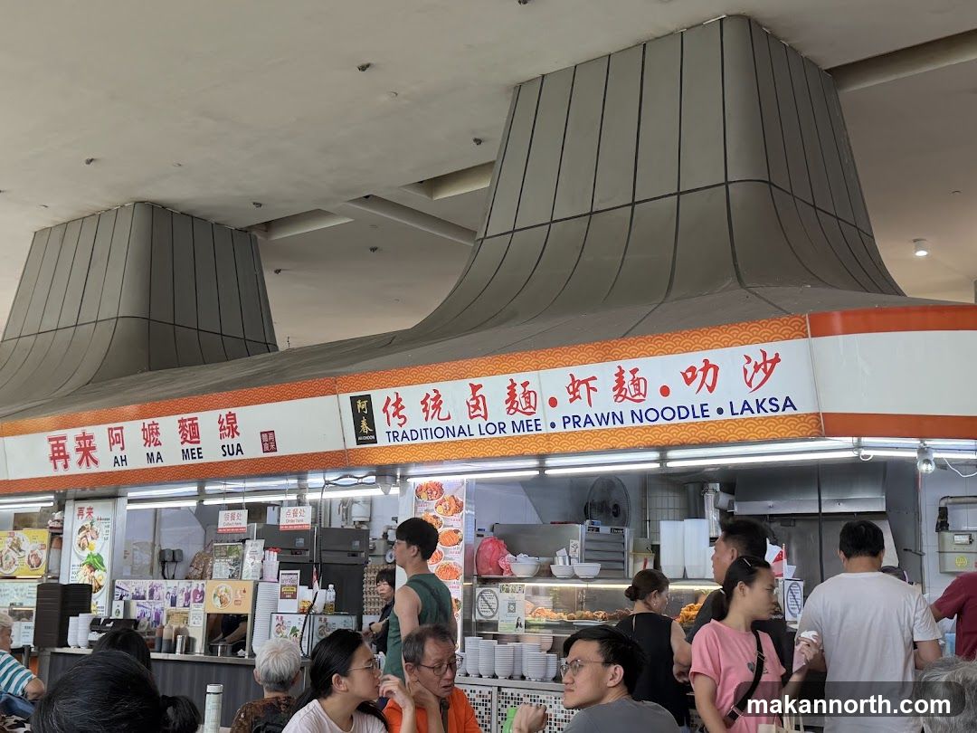 Traditional Lor Mee, Prawn Noodle, Laksa Stall