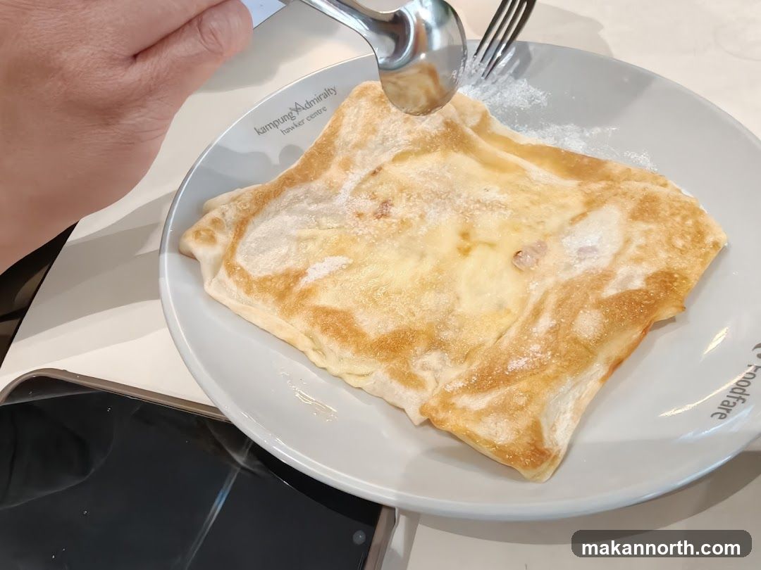 Roti Prata with Sugar