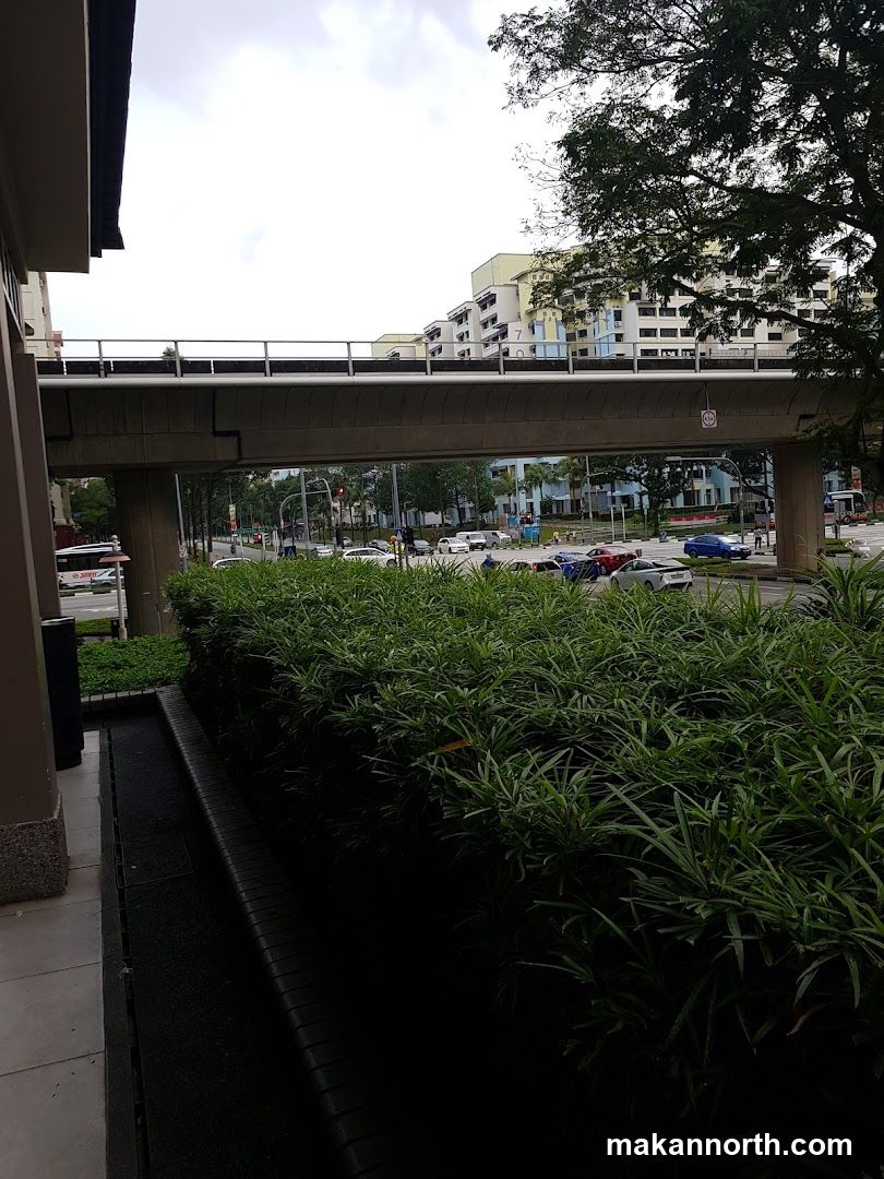 Street View with Overpass and Buildings