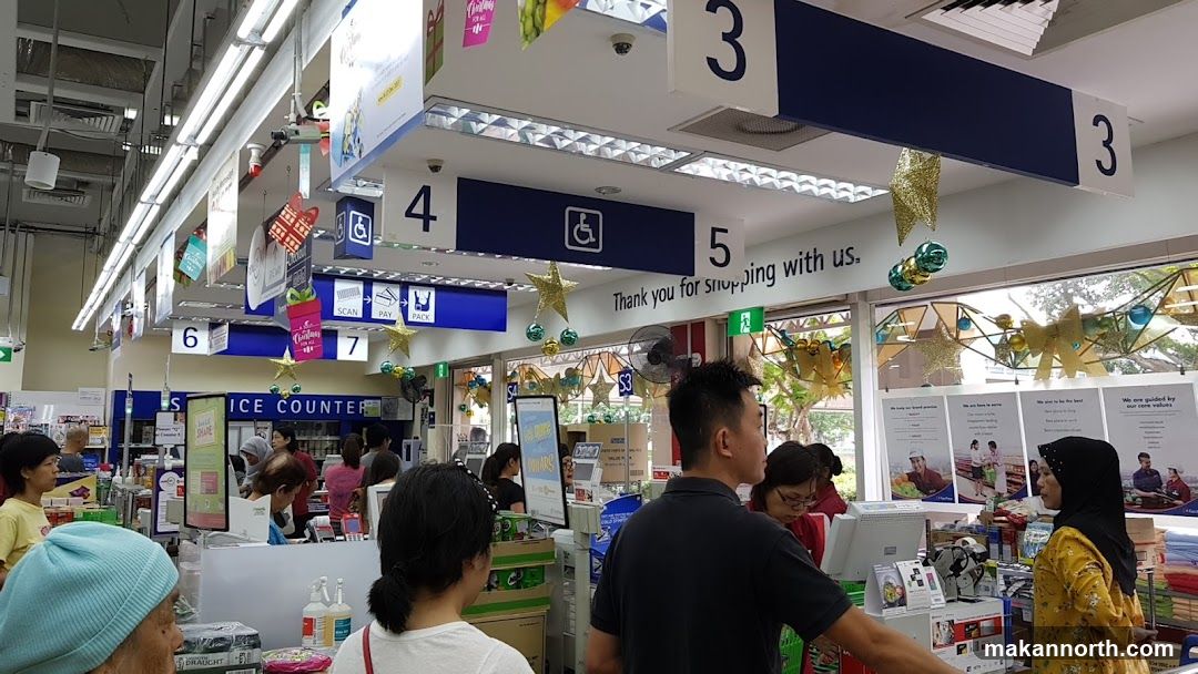 Supermarket Checkout Area