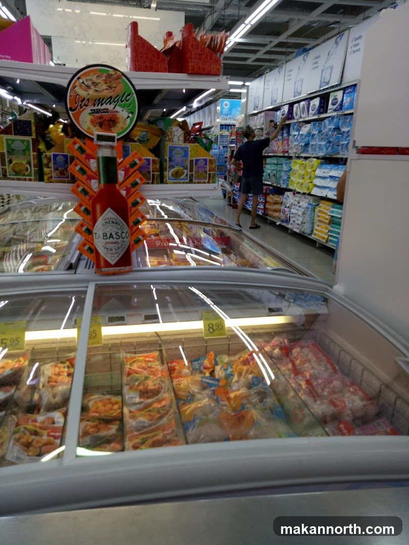 Supermarket Freezer Aisle