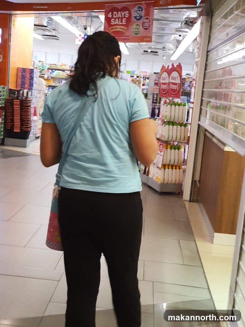 Store Interior with Sale Banner