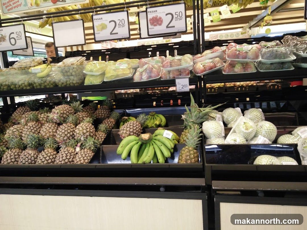 Fruit Display in a Supermarket