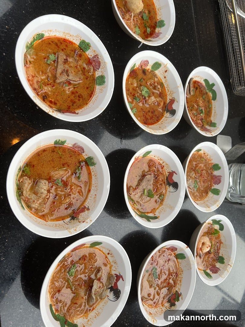 Bowls of Noodle Soup