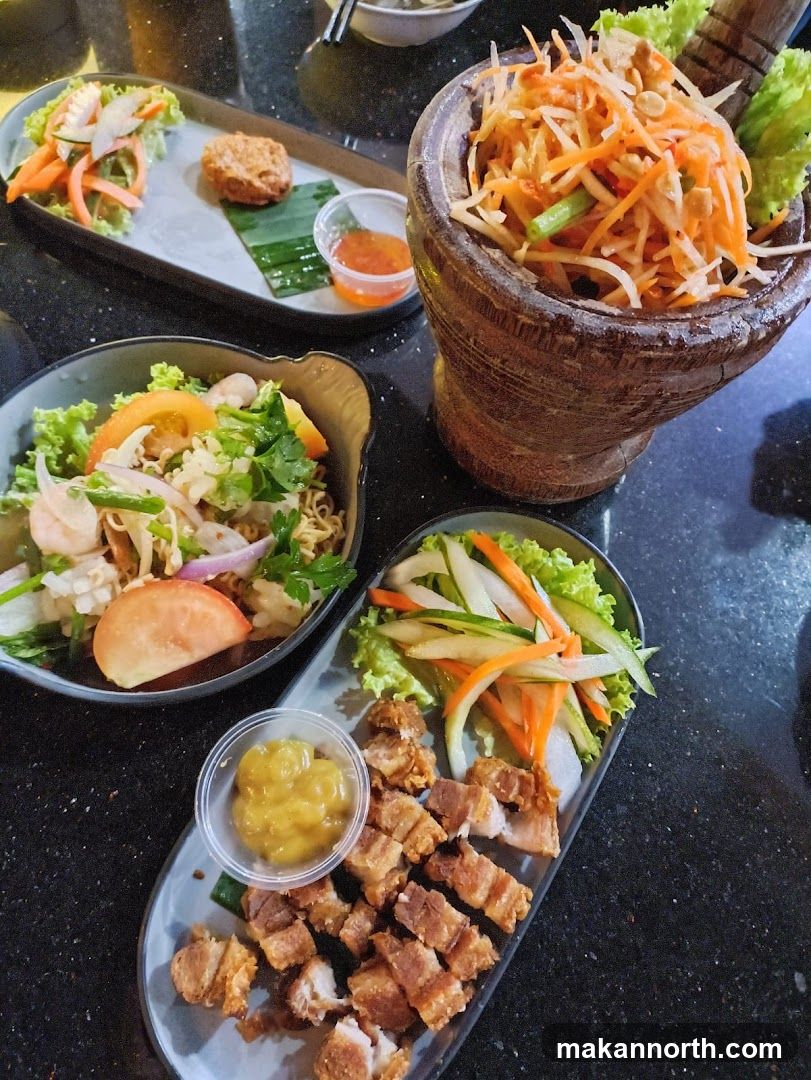 Assortment of Thai Dishes