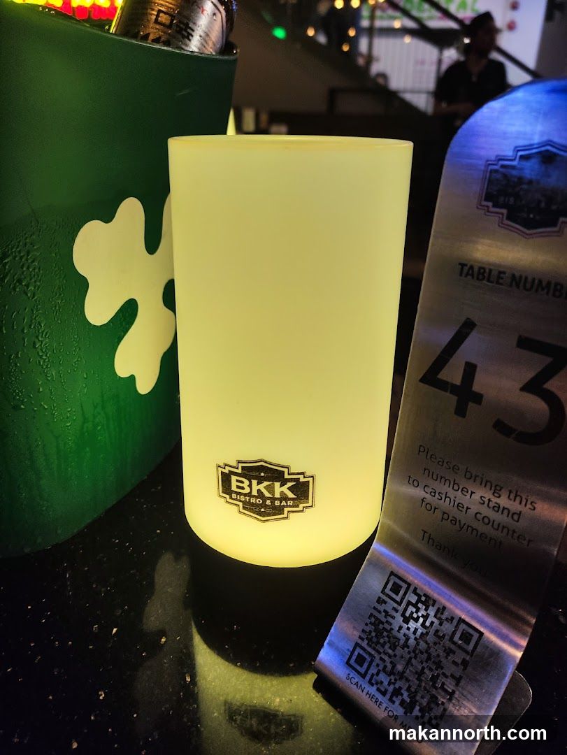Table Number Stand with QR Code