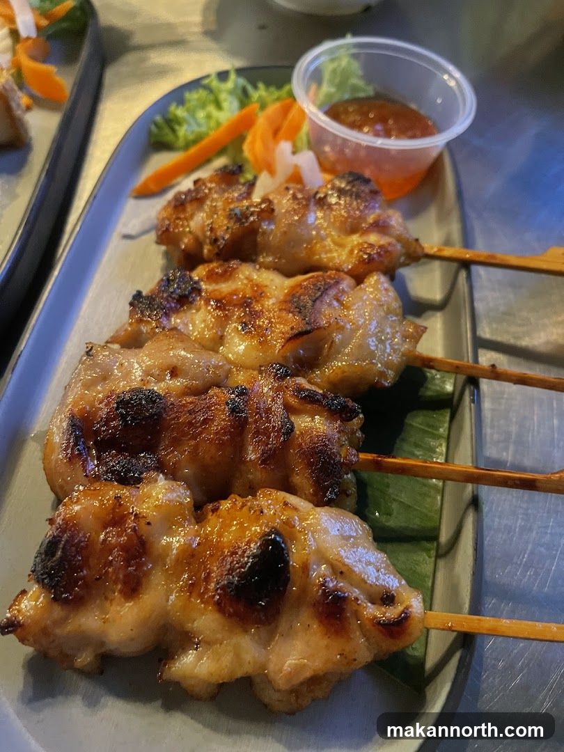 Chicken Satay Skewers