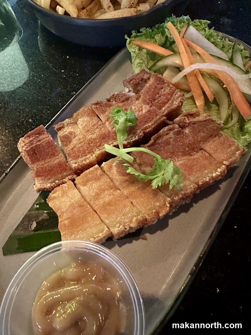 Crispy Pork Belly with Fries