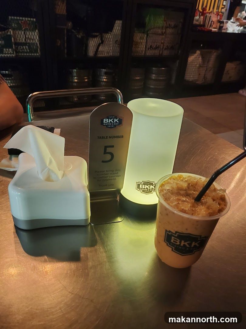 Table Setting with Drink