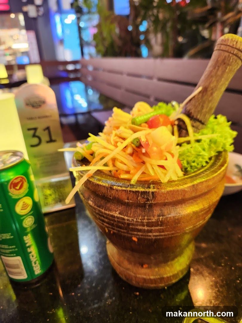Papaya Salad in Mortar