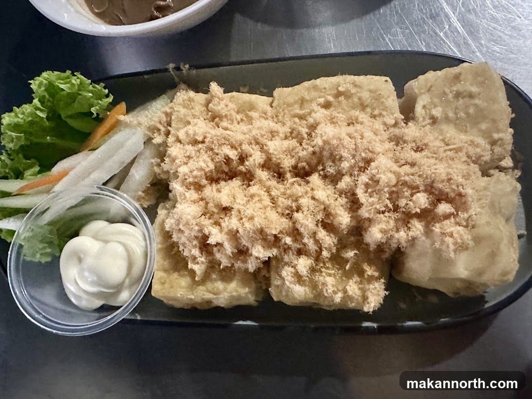 Fried Tofu with Shredded Meat
