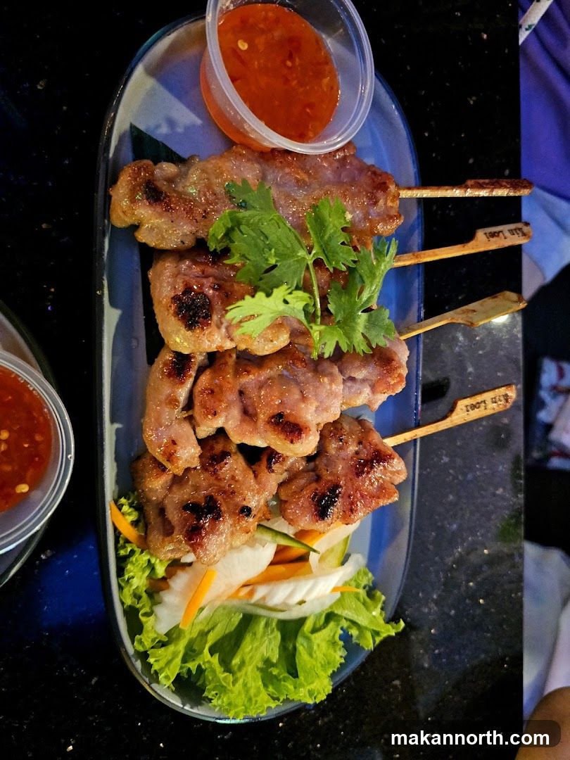 Grilled Pork Skewers with Dipping Sauce