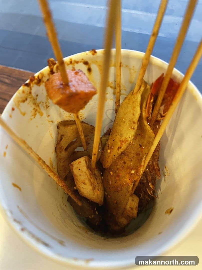 Spicy Skewers in a Cup