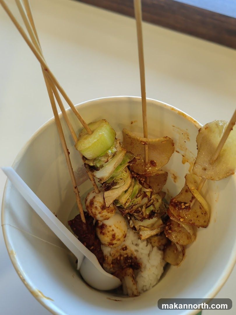 Skewers with Rice