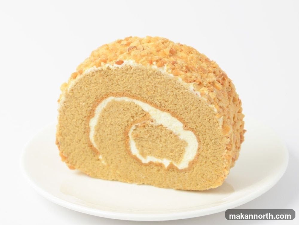 Coffee Swiss Roll Cake