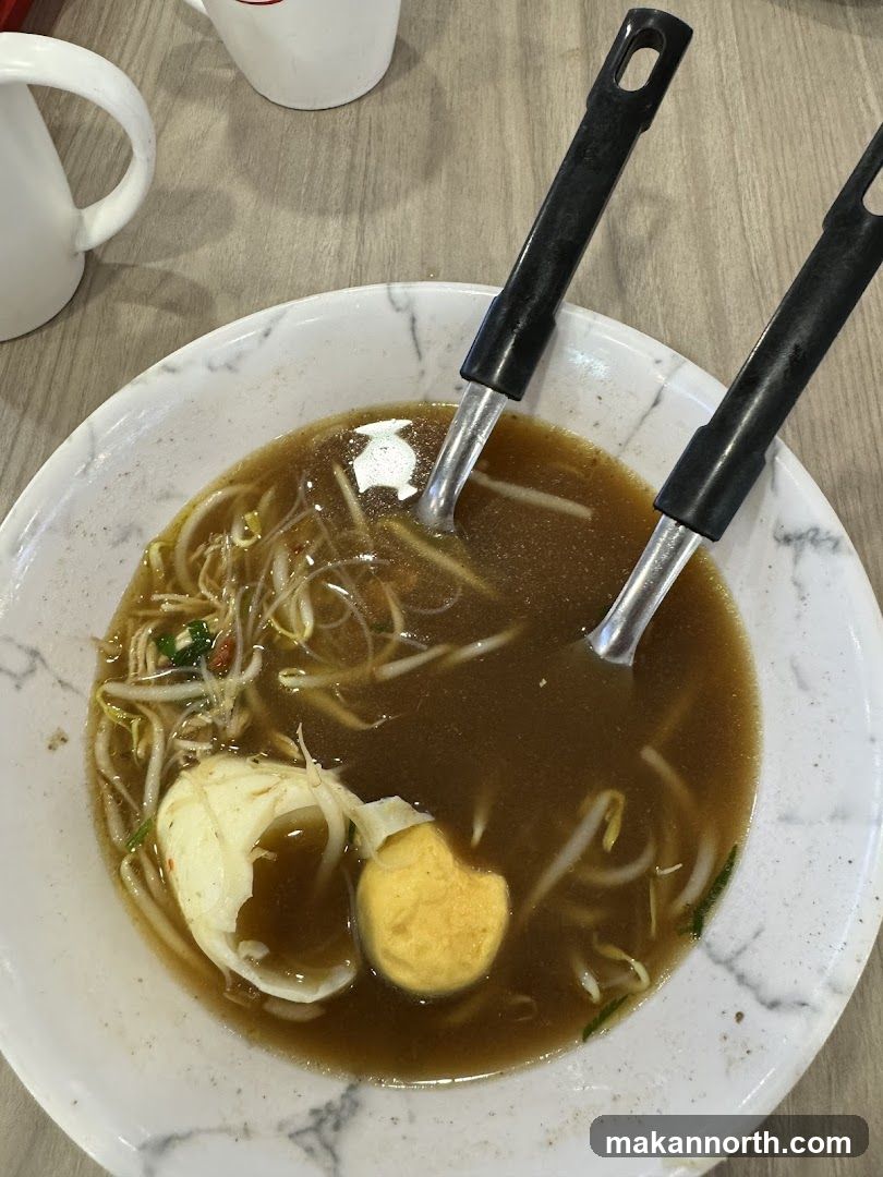 Bowl of Noodles with Egg