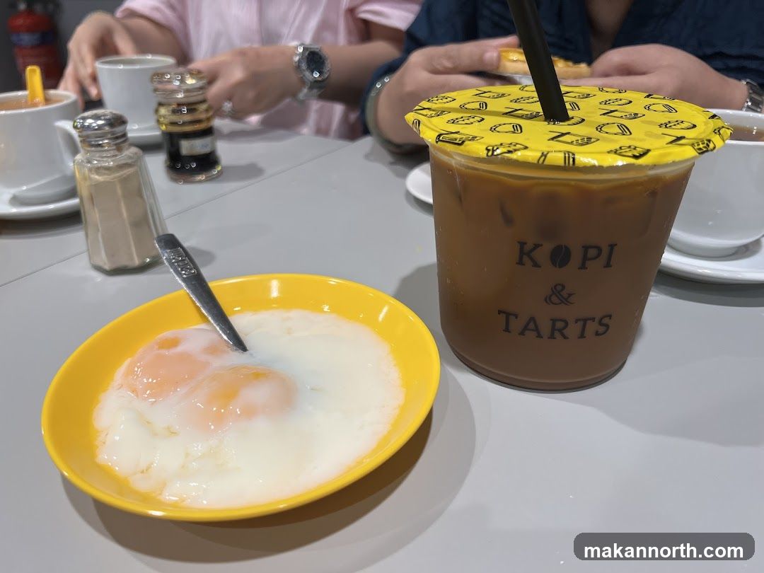 Kopi & Tarts Drink and Soft-Boiled Eggs