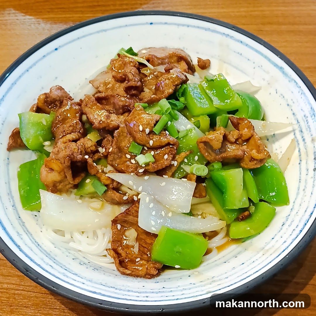 Beef and Pepper Noodles
