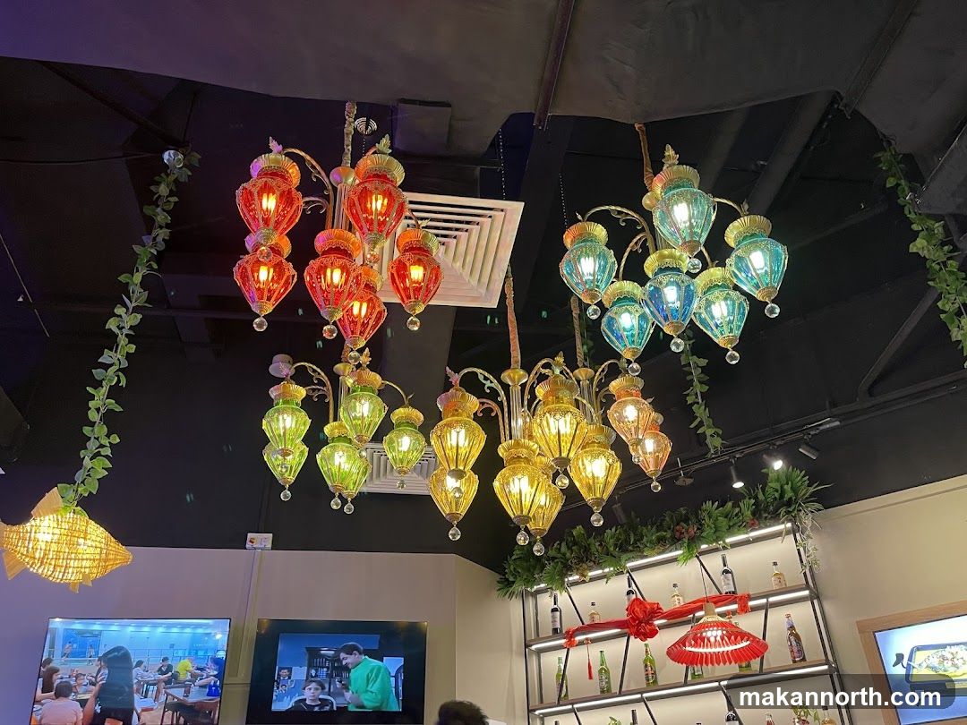 Ornate Chandeliers and Shelving