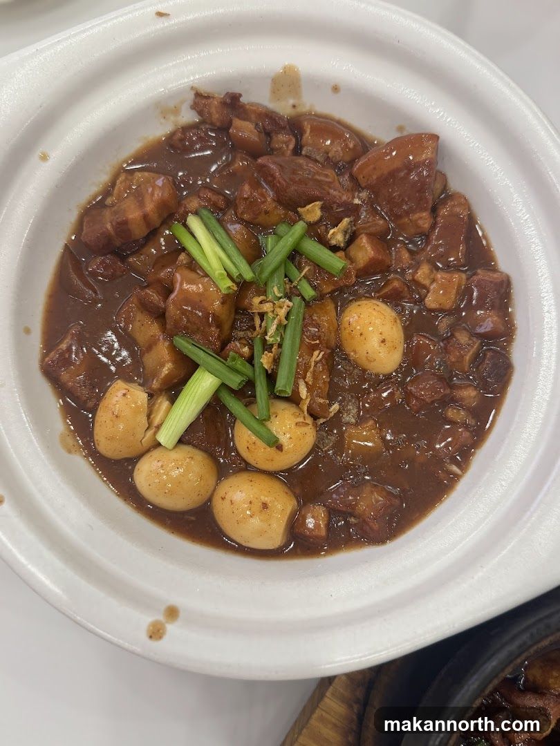 Braised Pork Belly with Eggs