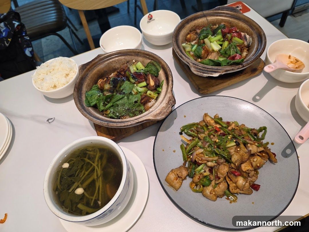 Table with Chinese Food
