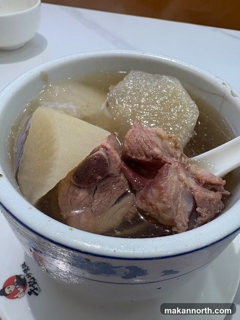 Pork Rib Soup with Daikon Radish