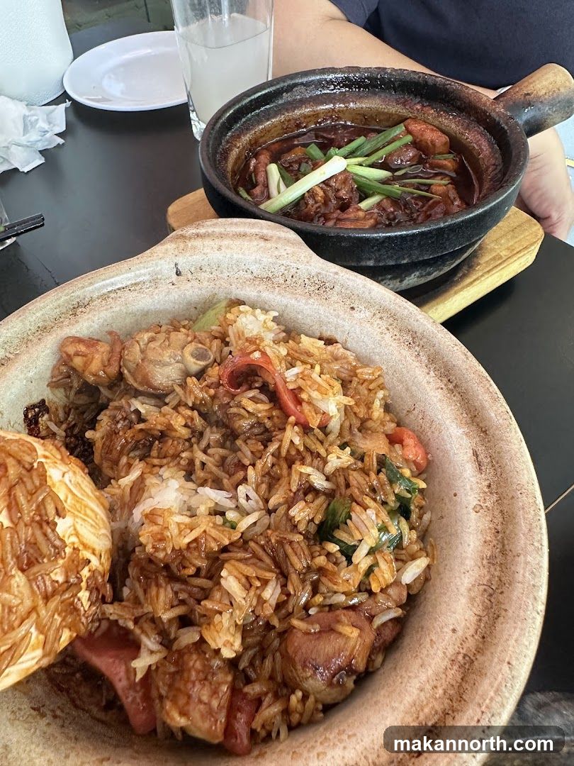 Claypot Rice and Braised Chicken