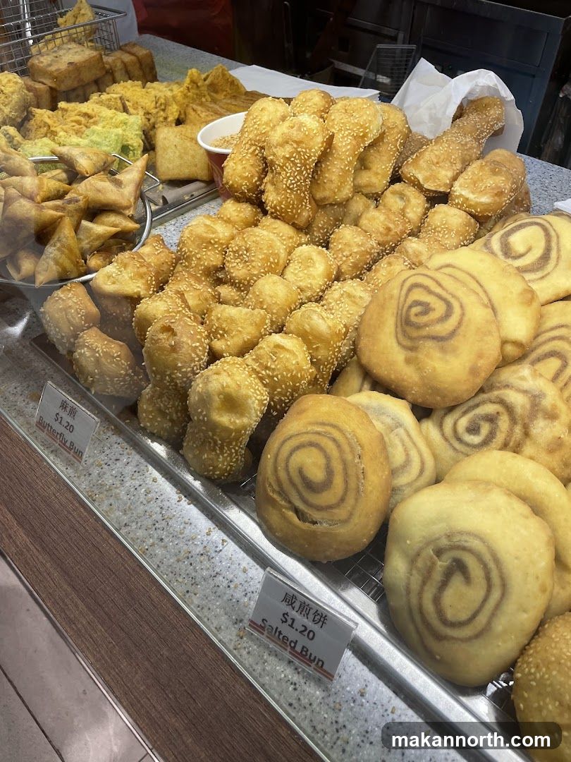 Fried Pastries Display