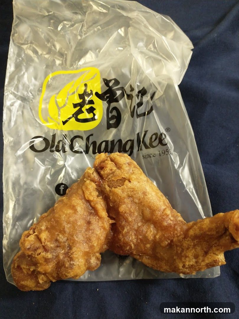 Fried Chicken Wings in Packaging