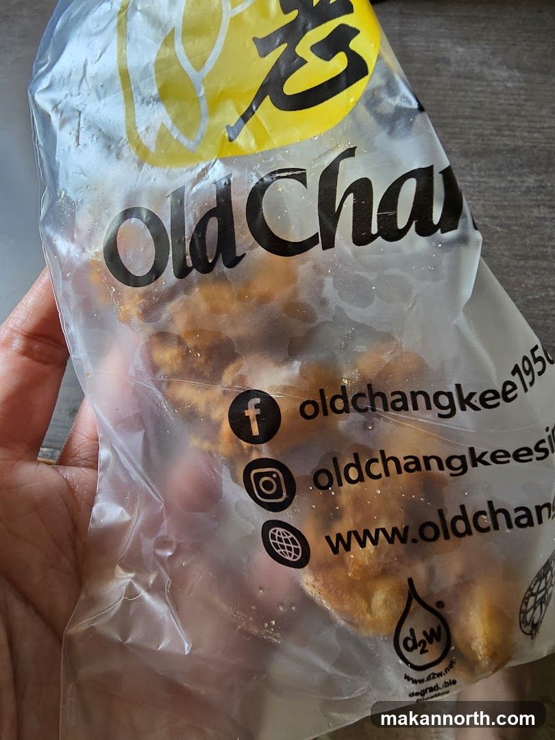 Food in a plastic bag