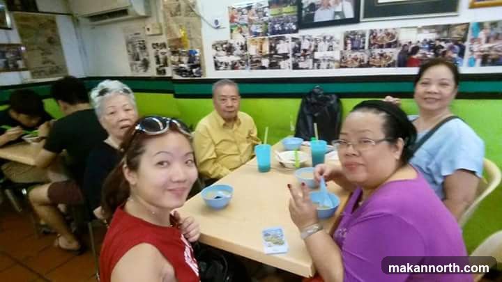 People eating at a restaurant