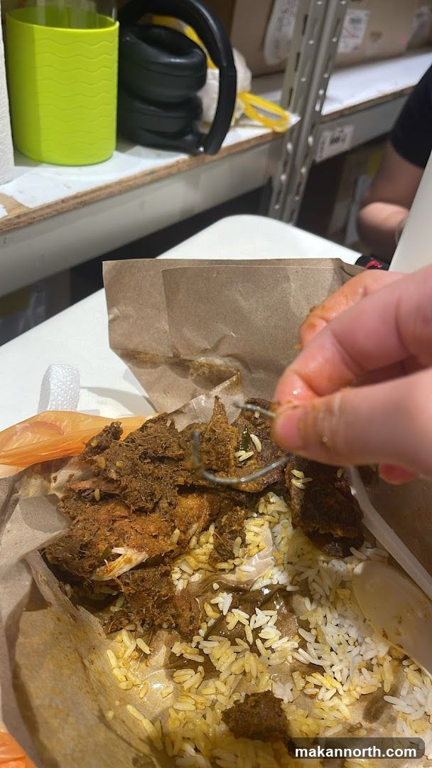Food in a takeaway container