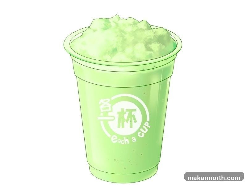 Green Slushy Drink