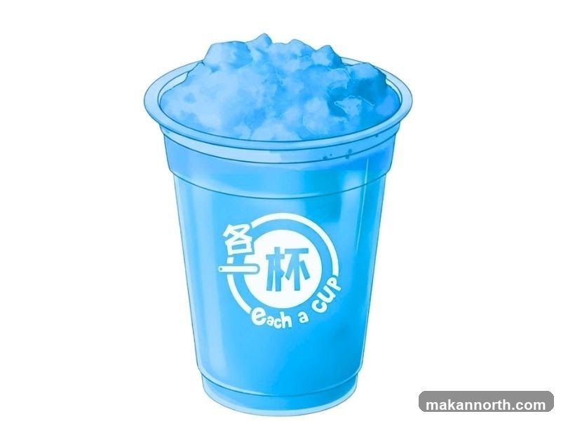 Blue Slushy Drink