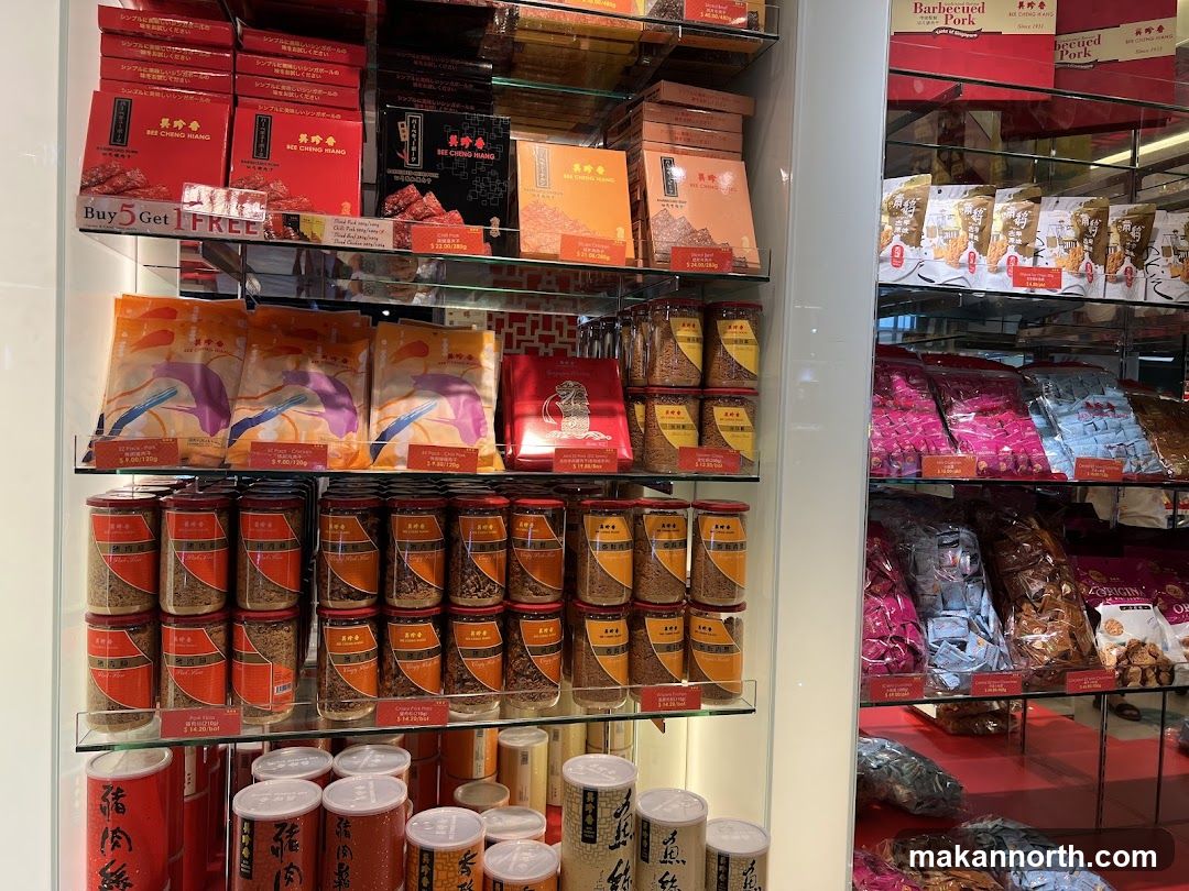 Assortment of Packaged Snacks and Jars
