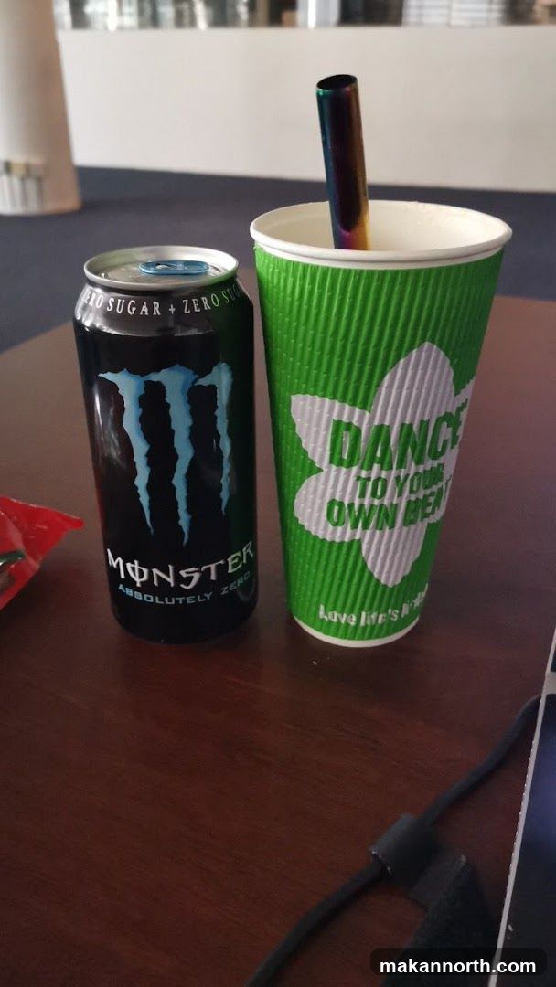 Monster Energy Drink and Cup