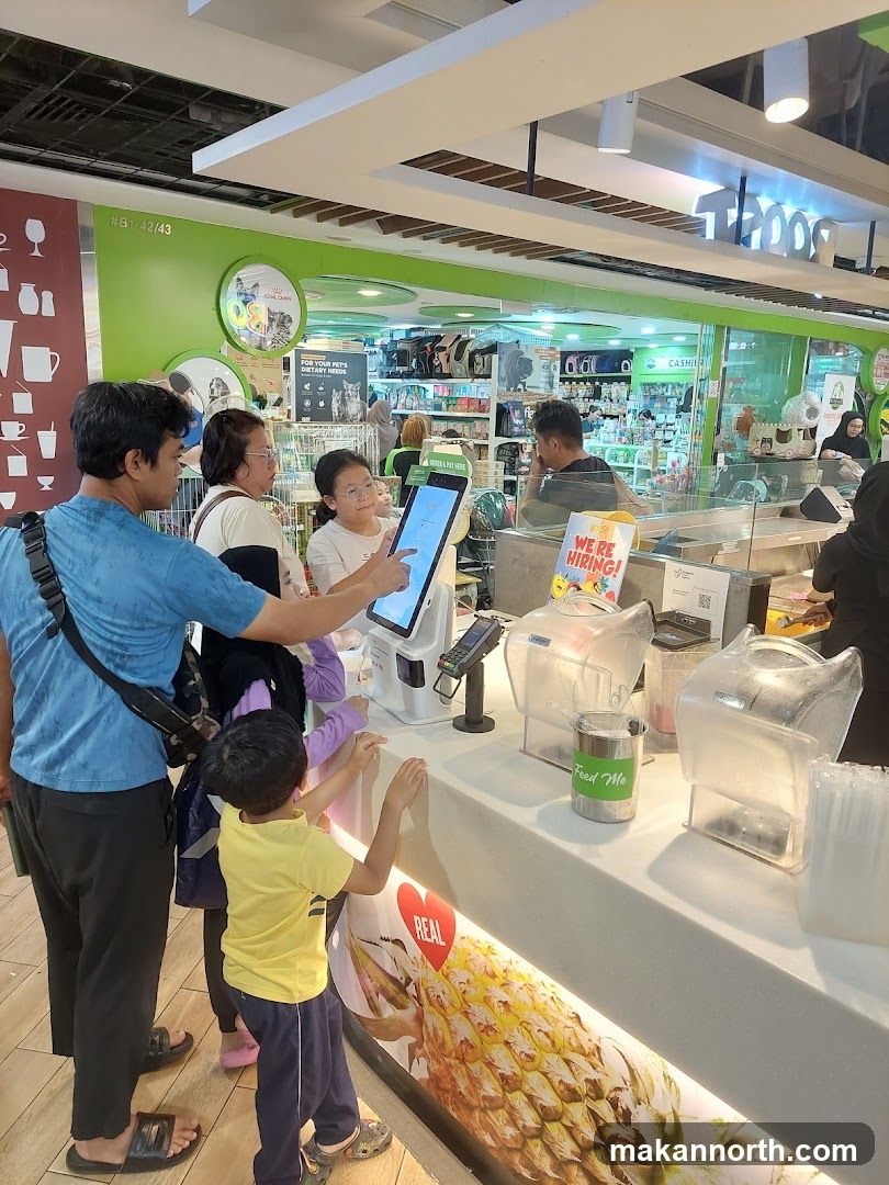 Customers Ordering at a Counter